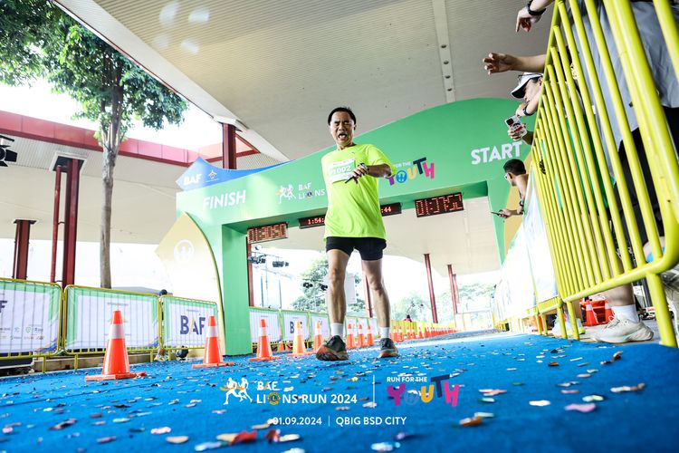 Race photo from BAF LIONS RUN 2024