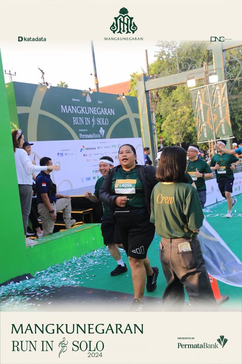 Race photo from Mangkunegaran Run 2024