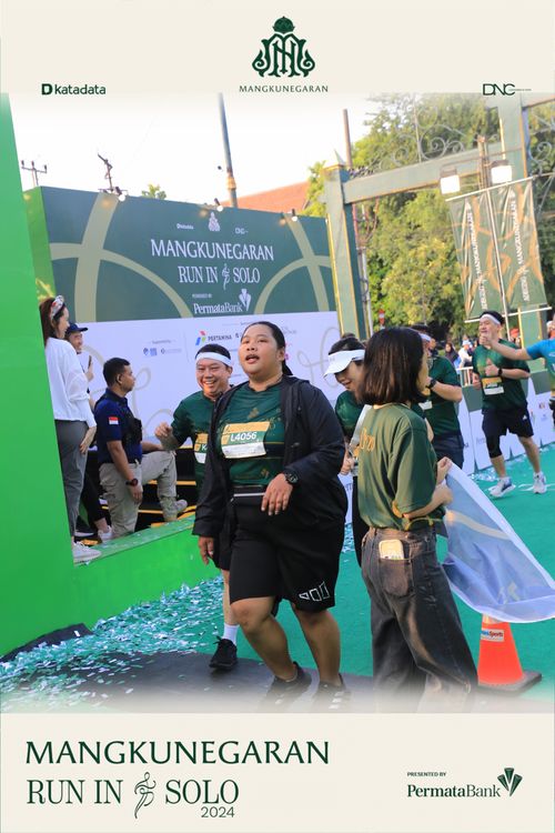 Race photo from Mangkunegaran Run 2024
