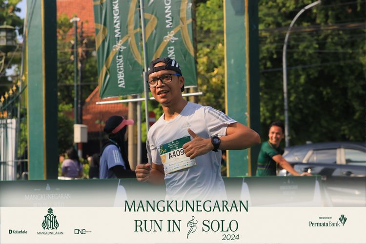 Race photo from Mangkunegaran Run 2024