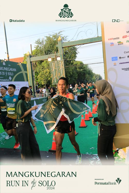 Race photo from Mangkunegaran Run 2024
