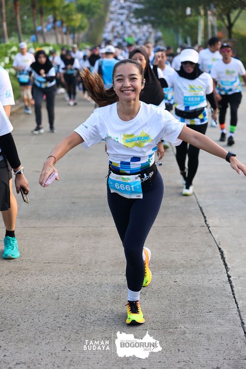 Race photo from Taman Budaya x BOGORUN 2025