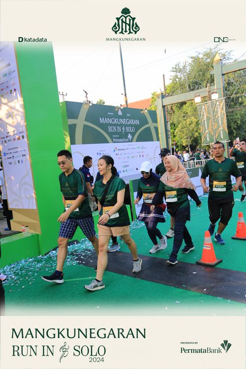 Race photo from Mangkunegaran Run 2024