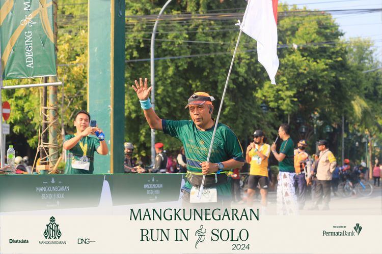 Race photo from Mangkunegaran Run 2024