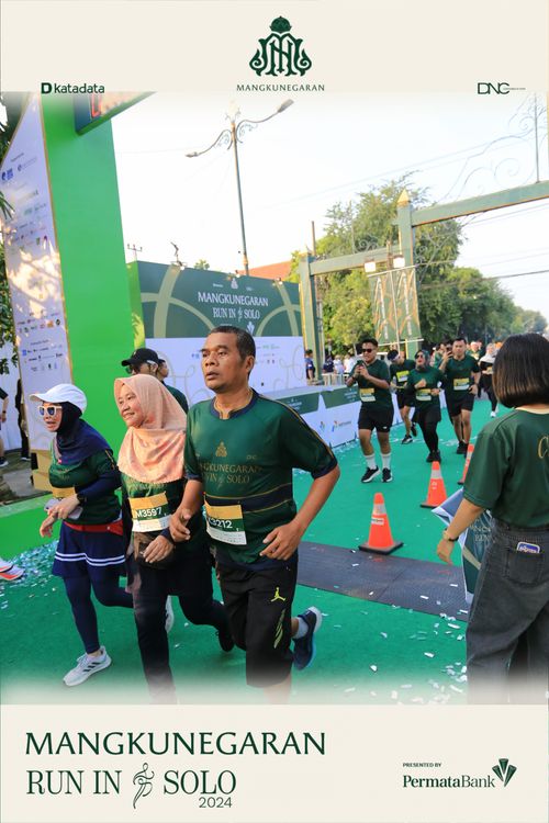 Race photo from Mangkunegaran Run 2024