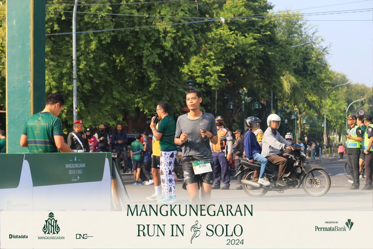 Race photo from Mangkunegaran Run 2024