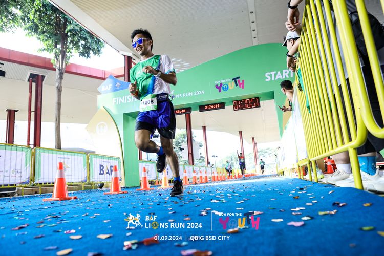 Race photo from BAF LIONS RUN 2024