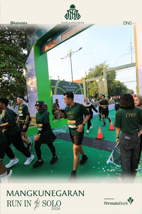 Race photo from Mangkunegaran Run 2024