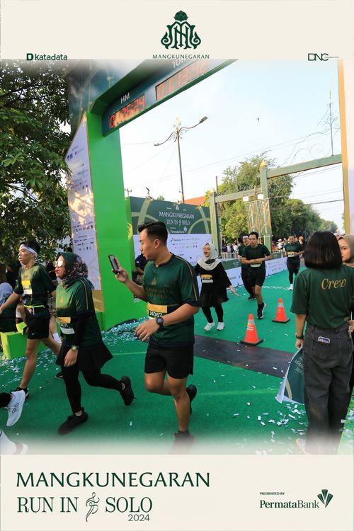 Race photo from Mangkunegaran Run 2024