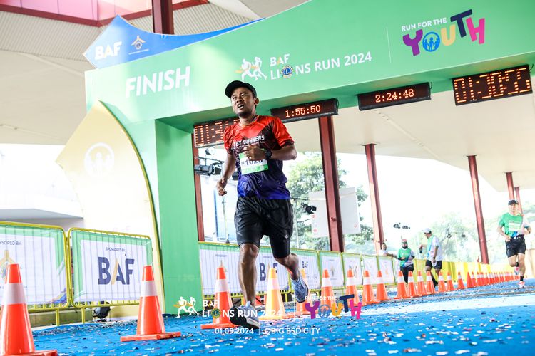 Race photo from BAF LIONS RUN 2024