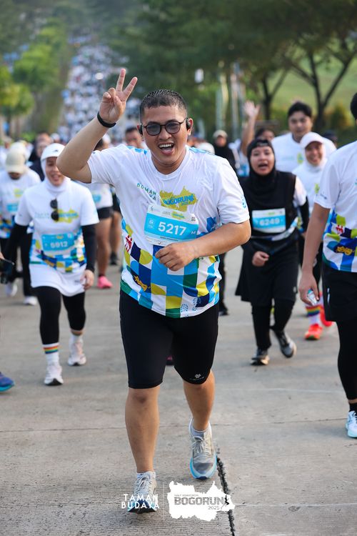 Race photo from Taman Budaya x BOGORUN 2025