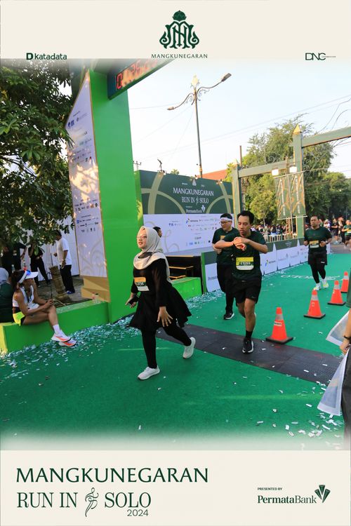 Race photo from Mangkunegaran Run 2024