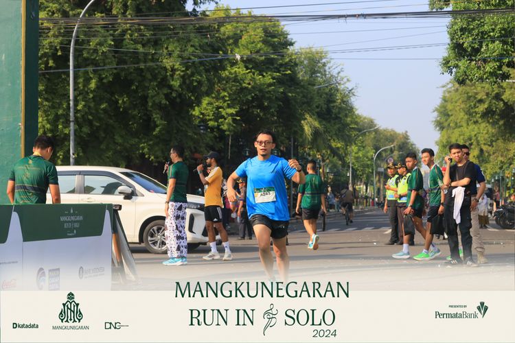 Race photo from Mangkunegaran Run 2024