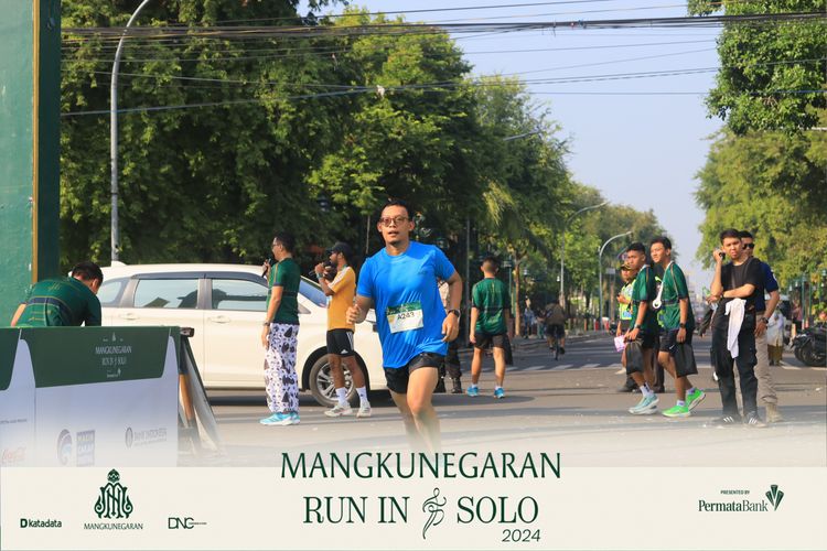 Race photo from Mangkunegaran Run 2024