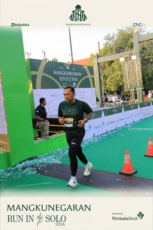 Race photo from Mangkunegaran Run 2024