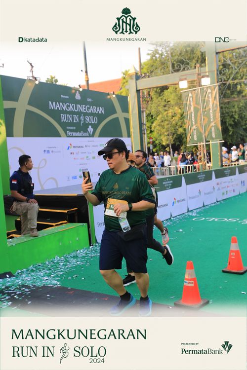 Race photo from Mangkunegaran Run 2024