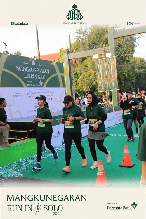 Race photo from Mangkunegaran Run 2024