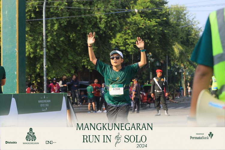 Race photo from Mangkunegaran Run 2024