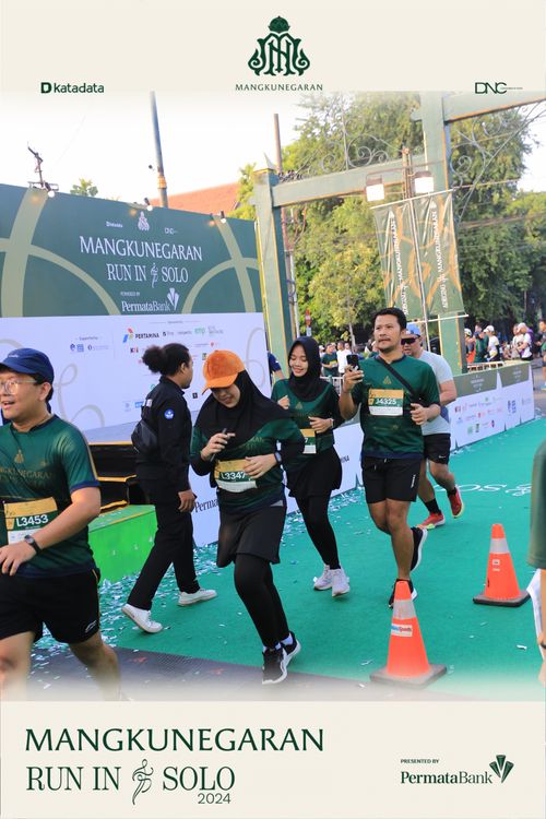 Race photo from Mangkunegaran Run 2024