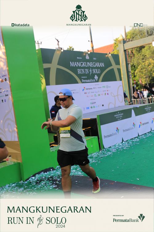 Race photo from Mangkunegaran Run 2024