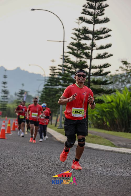 Race photo from CISANGKAN KBP CITY RUN 2025