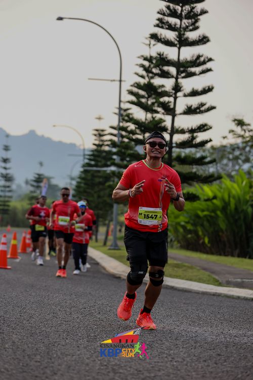 Race photo from CISANGKAN KBP CITY RUN 2025