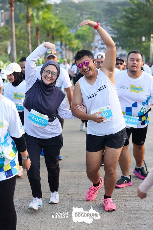 Race photo from Taman Budaya x BOGORUN 2025