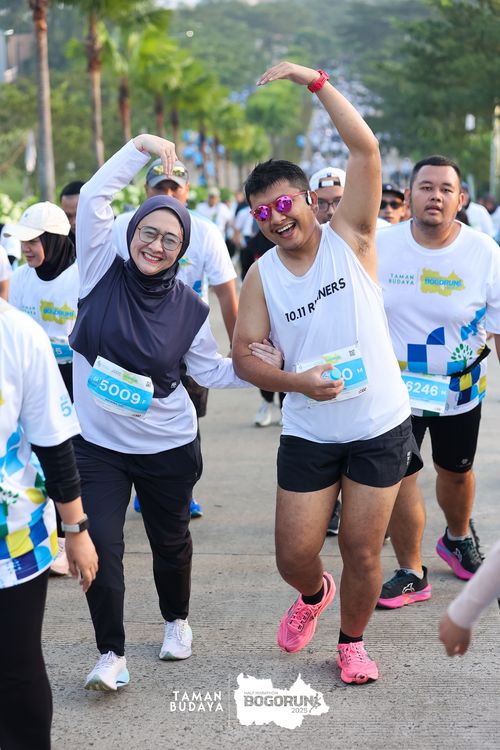 Race photo from Taman Budaya x BOGORUN 2025