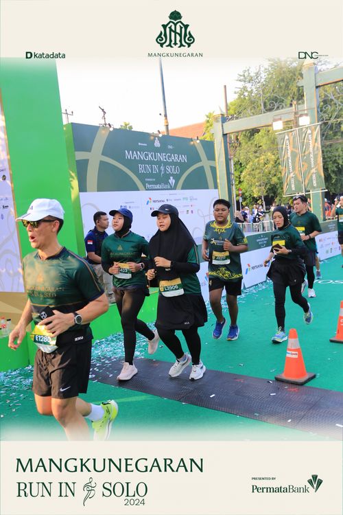 Race photo from Mangkunegaran Run 2024