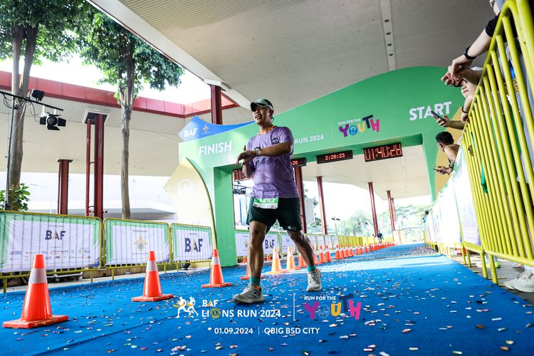 Race photo from BAF LIONS RUN 2024
