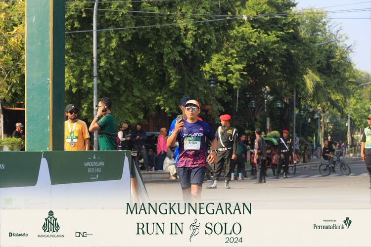 Race photo from Mangkunegaran Run 2024