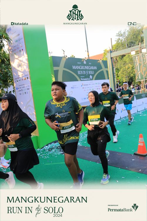 Race photo from Mangkunegaran Run 2024