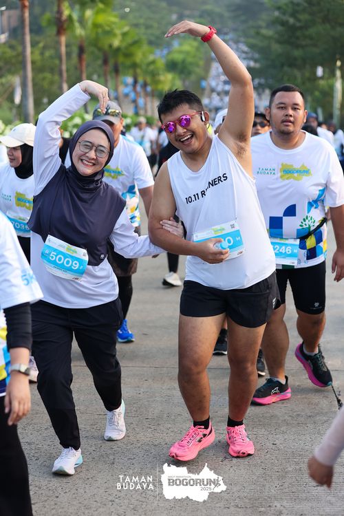 Race photo from Taman Budaya x BOGORUN 2025