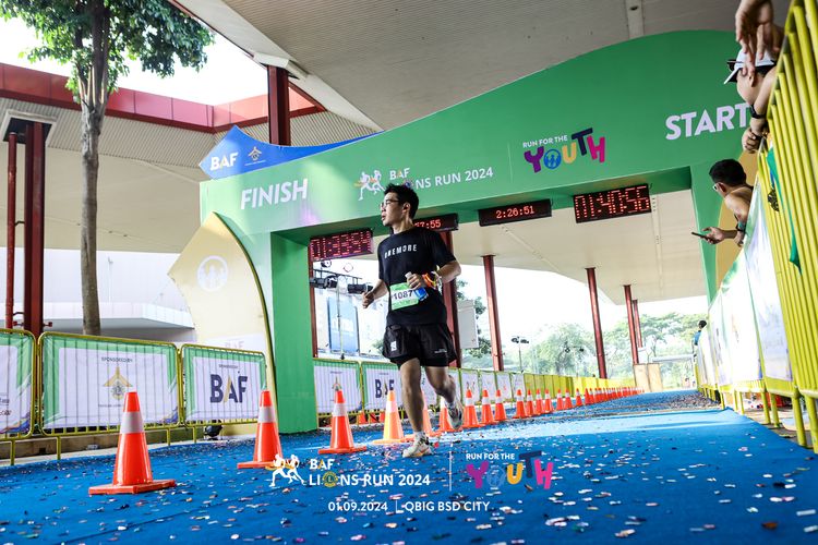 Race photo from BAF LIONS RUN 2024