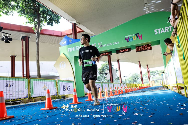 Race photo from BAF LIONS RUN 2024