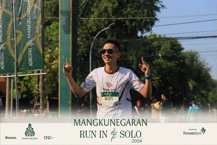 Race photo from Mangkunegaran Run 2024