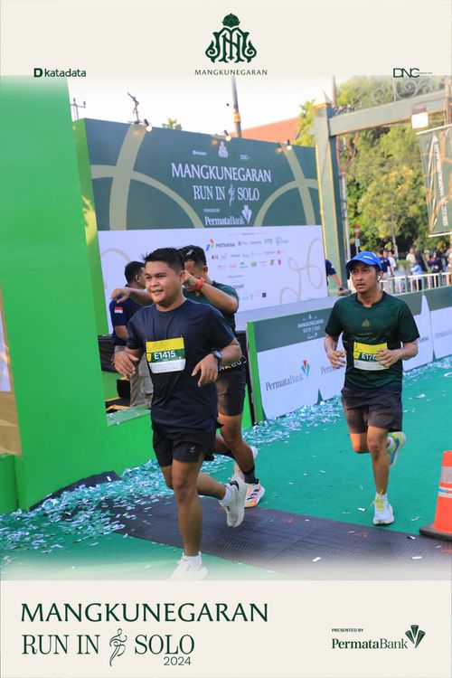 Race photo from Mangkunegaran Run 2024