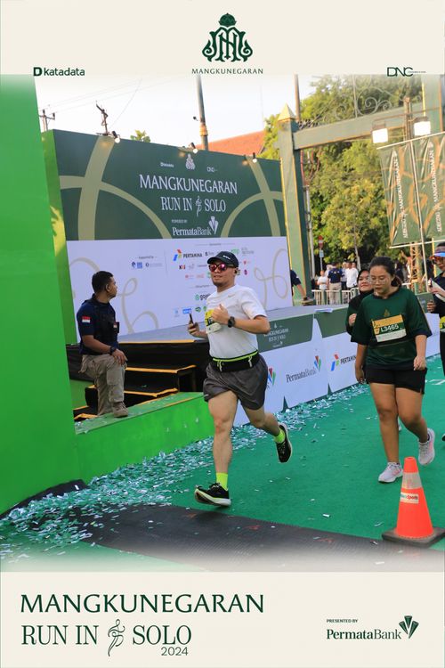 Race photo from Mangkunegaran Run 2024