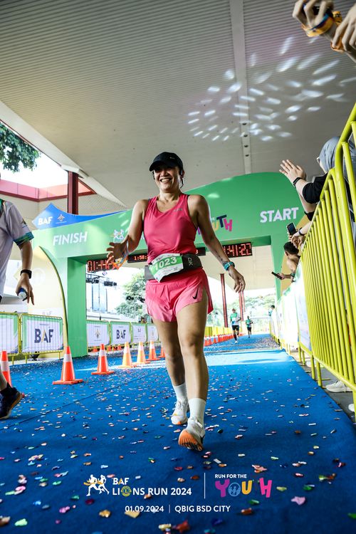 Race photo from BAF LIONS RUN 2024