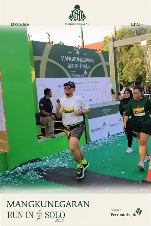 Race photo from Mangkunegaran Run 2024
