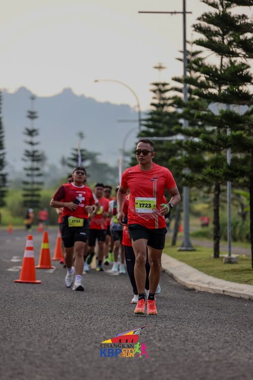 Race photo from CISANGKAN KBP CITY RUN 2025