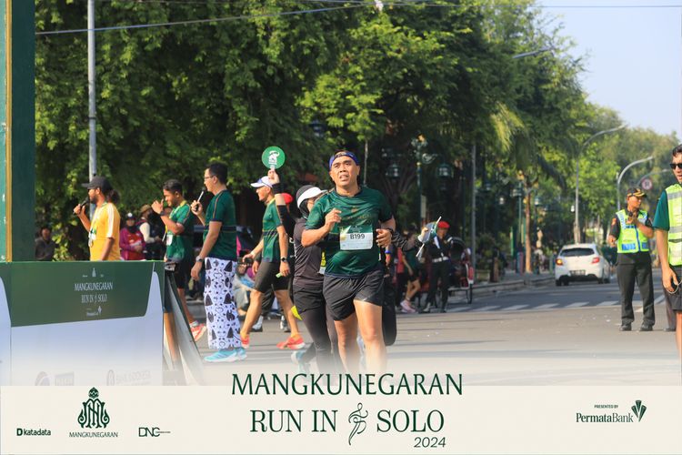 Race photo from Mangkunegaran Run 2024