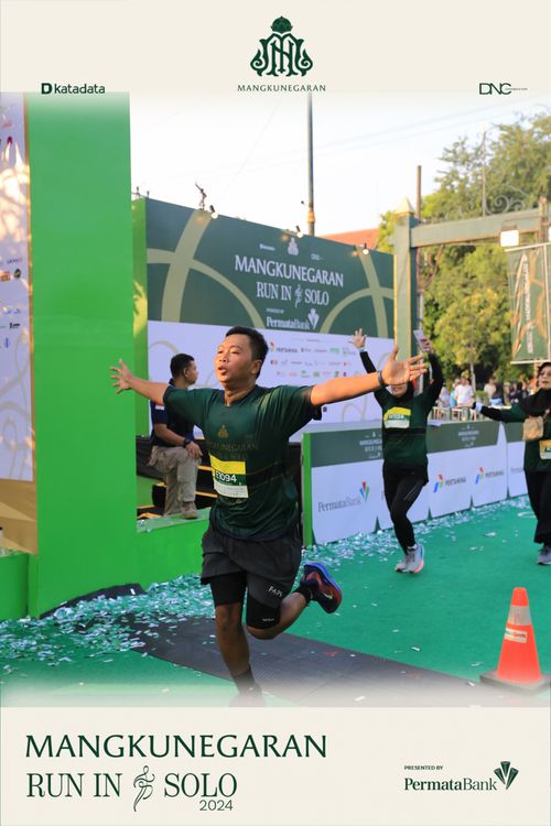 Race photo from Mangkunegaran Run 2024