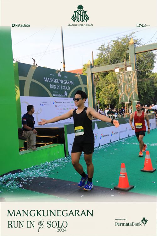 Race photo from Mangkunegaran Run 2024