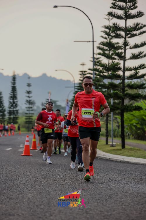 Race photo from CISANGKAN KBP CITY RUN 2025