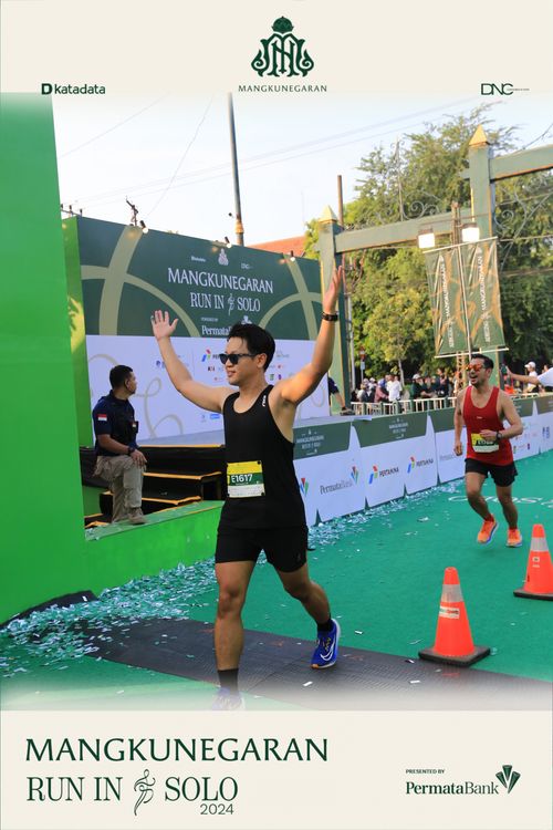 Race photo from Mangkunegaran Run 2024