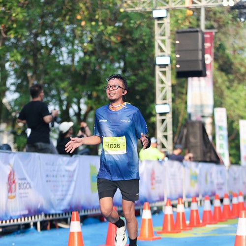 Race photo from BOGORUN 2026
