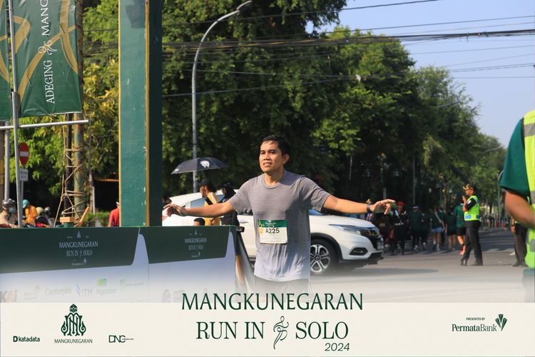 Race photo from Mangkunegaran Run 2024