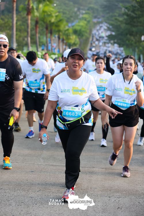 Race photo from Taman Budaya x BOGORUN 2025
