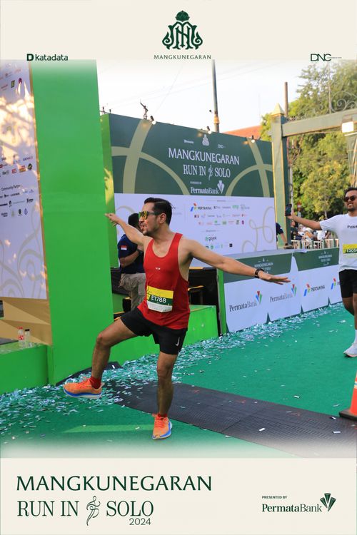 Race photo from Mangkunegaran Run 2024